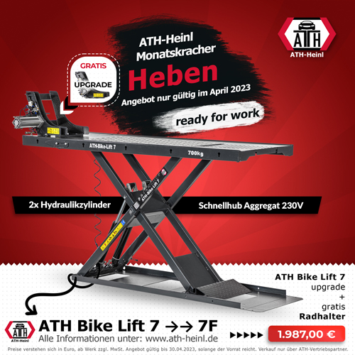 Motorrad-Hebebühnen